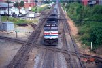 AMTK 294 leads a train across Boylan Junction